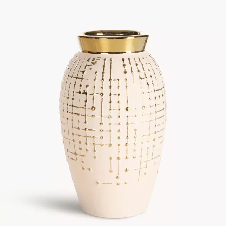 Wazon dekoracyjny KENA z wypukłym wzorem