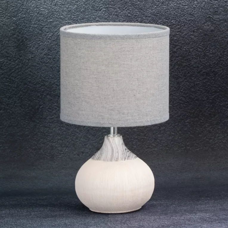 Lampa ceramiczna dekoracyjna AMIRI z matowym abażurem