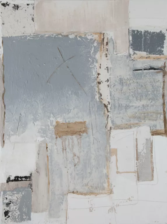 Obraz COLLAGE 2 abstrakcyjny, ręcznie malowany na płótnie