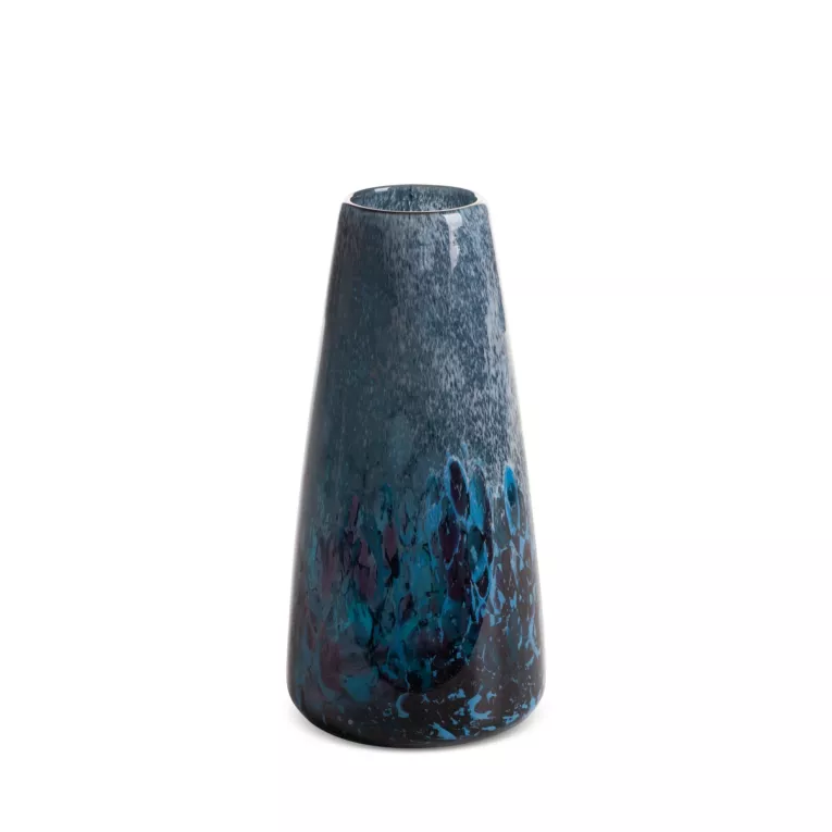 Wazon LOGAN z cętkowanego szkła artystycznego