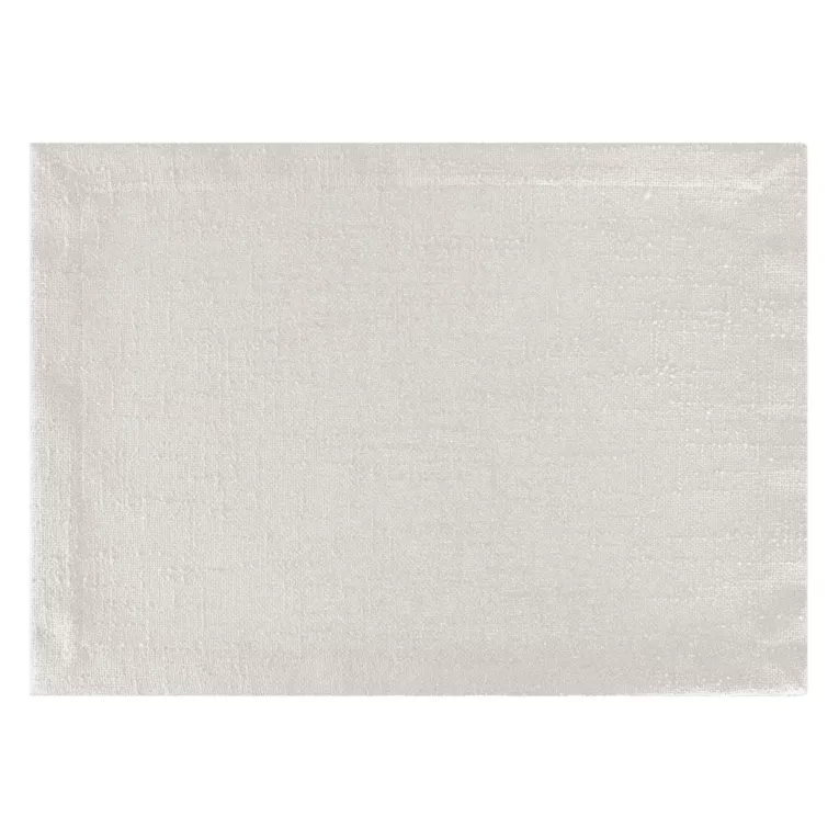 Komplet podkładek 4 szt kremowy 32x45 cm INES 12 z przetykaną błyszczącą nicią