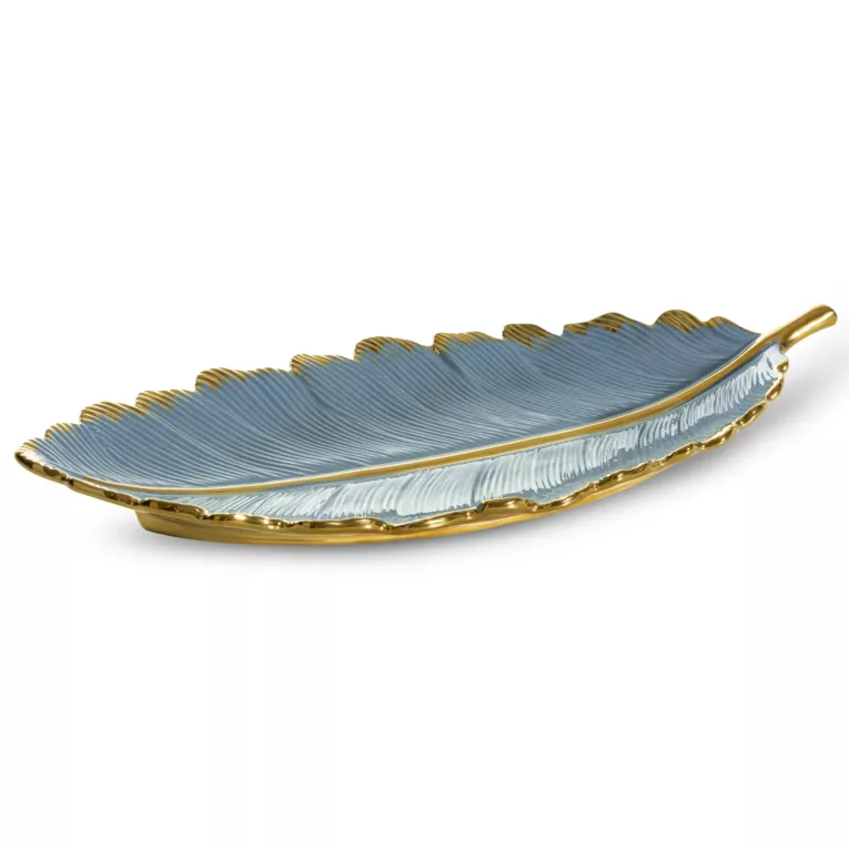 Patera ceramiczna HIRAL w formie liścia