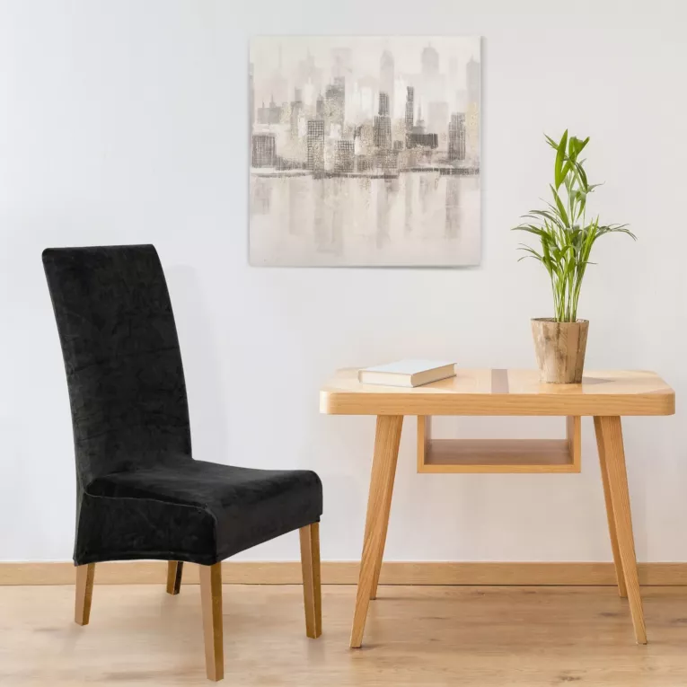 DESIGN 91 Pokrowiec na krzesło z welwetu