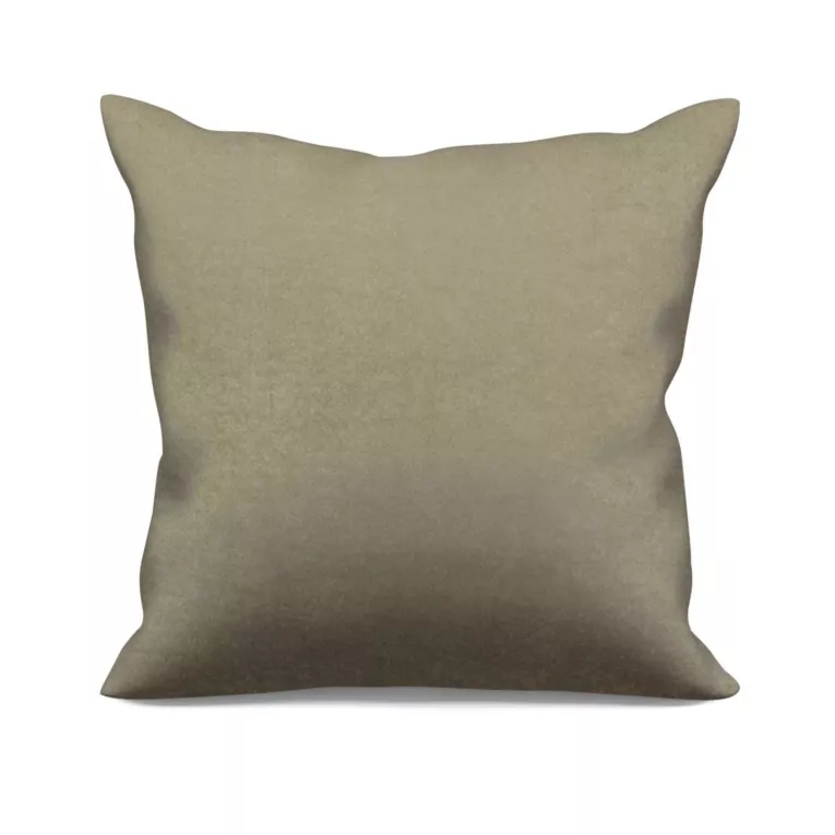 Poszewka szyta ADESSA brązowa z miękkiej tkaniny o welurowej strukturze