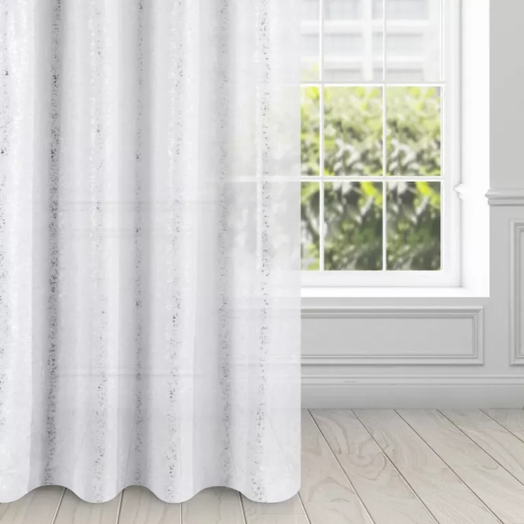 Dekoracja okienna GAJA z nakrapianym srebrnym nadrukiem