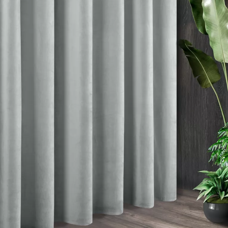 Tkanina zasłonowa SIBEL  miękki i delikatny welwet z delikatnym połyskiem