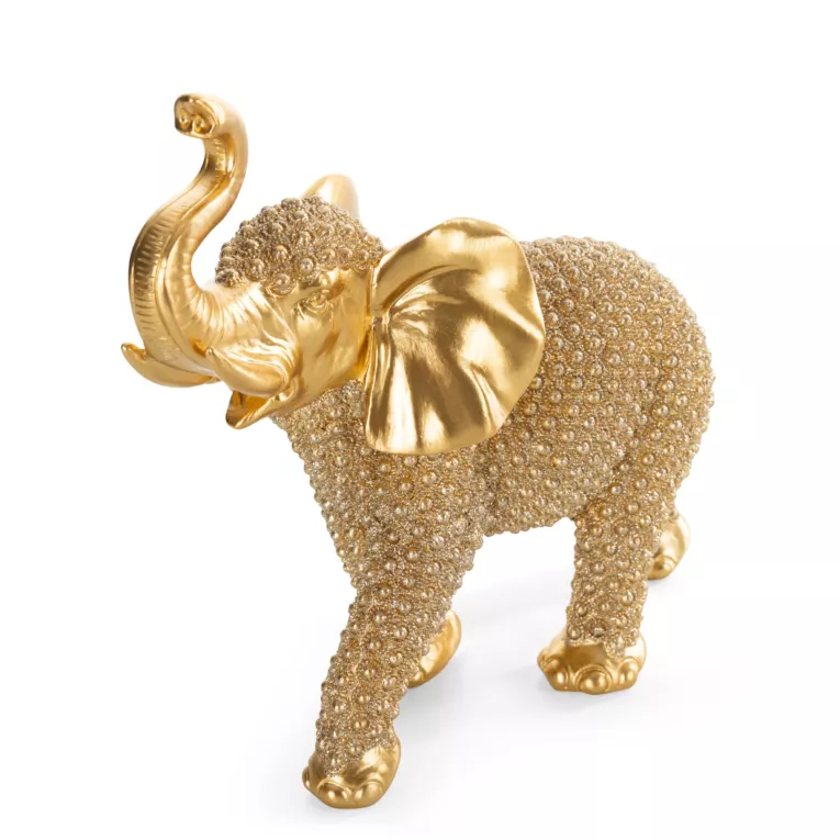 Słoń - figurka dekoracyjna SENTI o drobnym strukturalnym wzorze