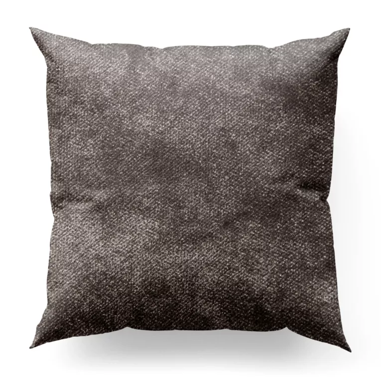 Poszewka szyta stalowa z miękkiej welwetowej tkaniny z połyskiem