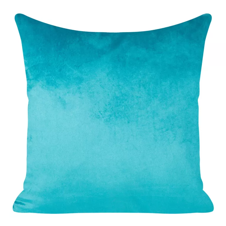 Poszewka na poduszkę 40x40 cm welwetowa turkusowa PIERRE