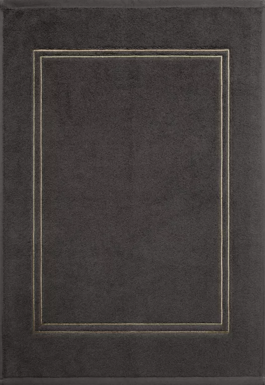 Dywanik łazienkowy OLIVIA z haftowanymi paseczkami