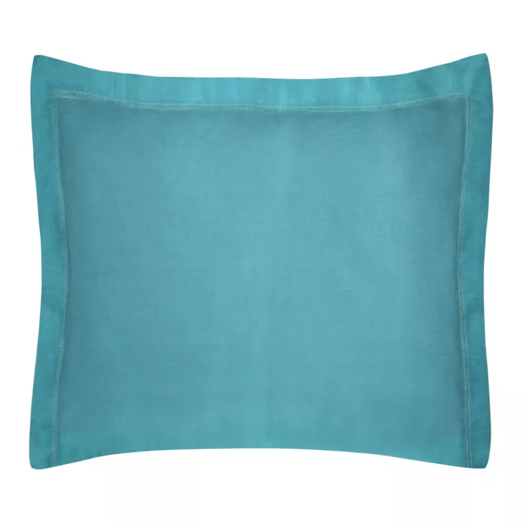 NOVA COLOUR Poszewka na poduszkę bawełniana z satynowym połyskiem i ozdobną kantą