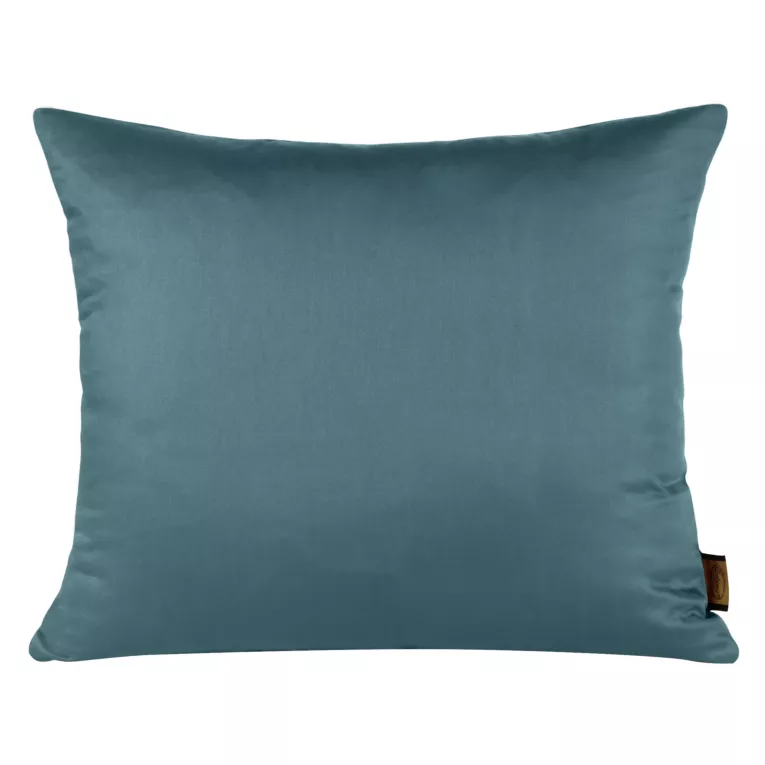 Poszewka na poduszkę 50x70 cm z satyny bawełnianej niebieska NOVA