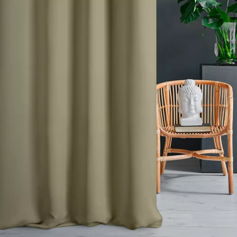 Tkanina zasłonowa zaciemniająca typu blackout, półmatowa