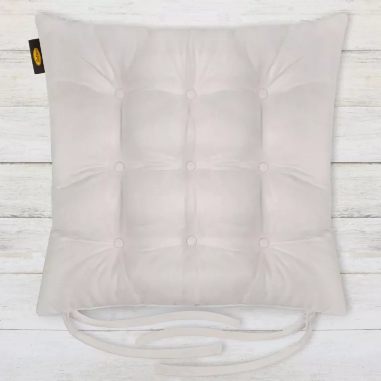 ADORE dwustronna welurowa poduszka siedziskowa na krzesło z dziewięcioma pikowaniami