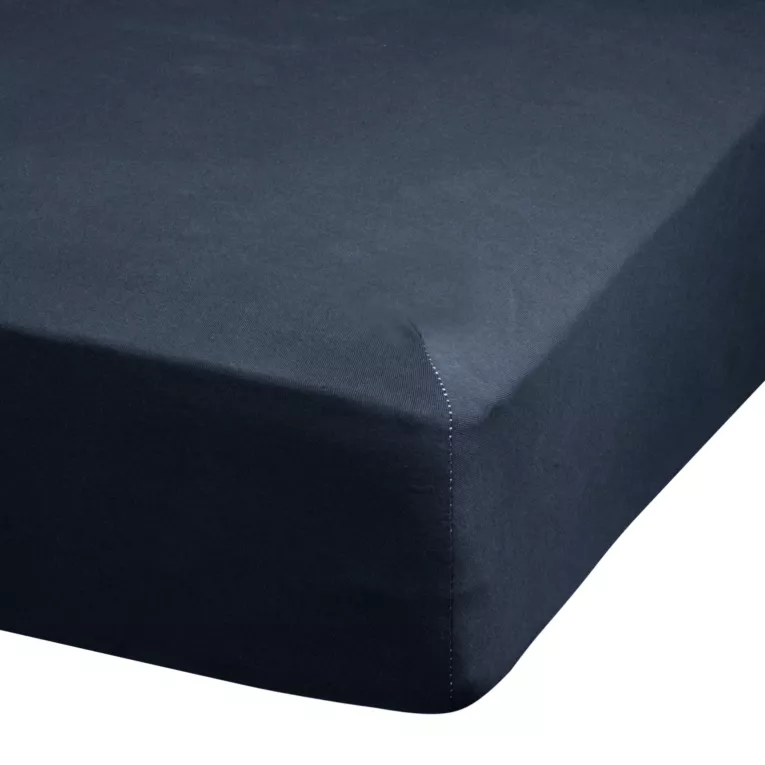 Prześcieradło jersey z gumką 220x200 cm z bawełny kolor amarantowy 140 g/m2 ADELA