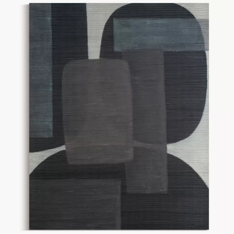 Abstrakcyjny obraz ręcznie malowany na płótnie