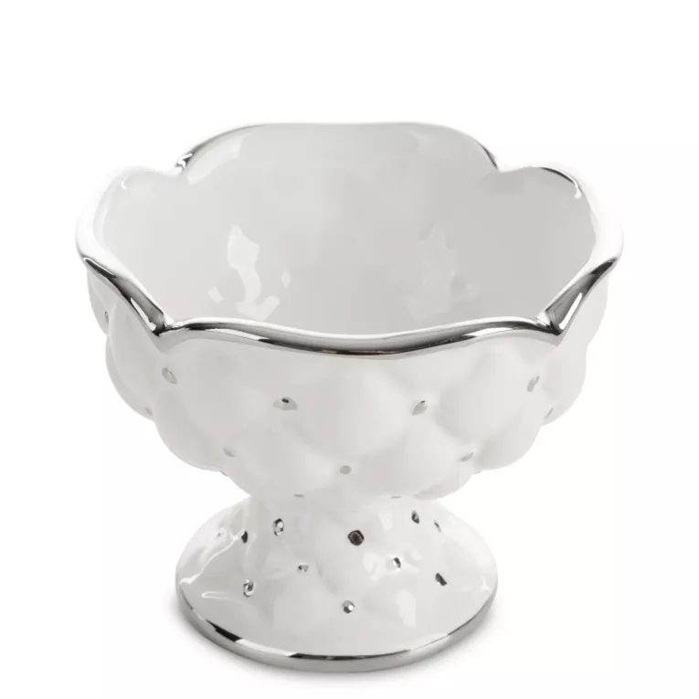 Pojemnik ceramiczny ADORE zdobiony pikowaniem