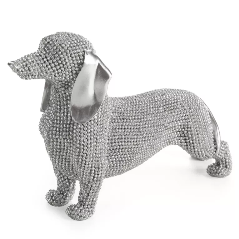 PIES - figurka dekoracyjna ELDO o drobnym strukturalnym wzorze