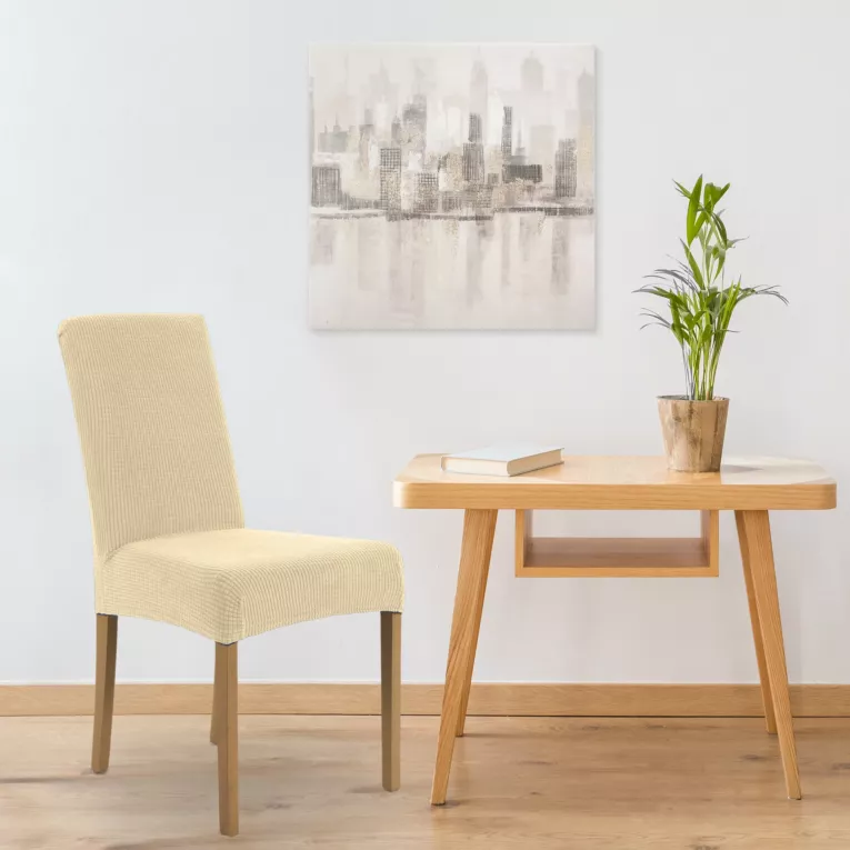 DESIGN 91 Pokrowiec na krzesło o strukturze kratki nie wchłaniający wilgoci