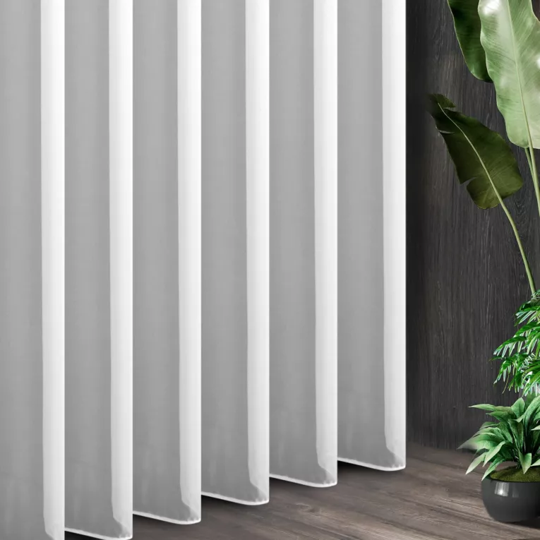 Tkanina firanowa lekki woal w stylu eko o niestandardowej wysokości 360 cm zakończona obciążnikiem