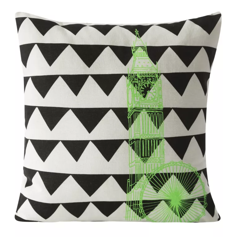 Poszewka GIA z geometrycznym nadrukiem