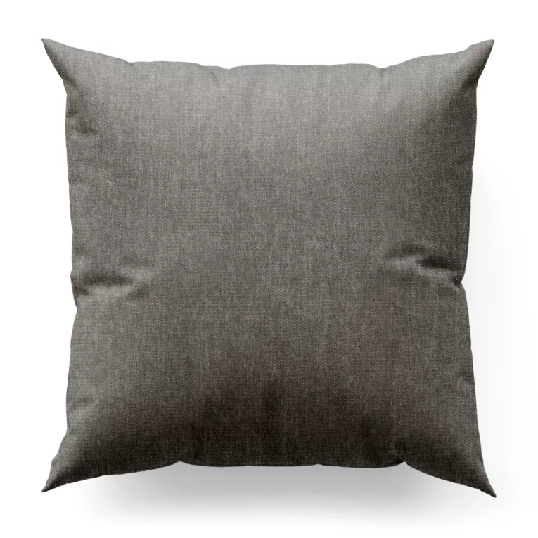 Poszewka szyta stalowa z miękkiej w dotyku tkaniny szenilowej