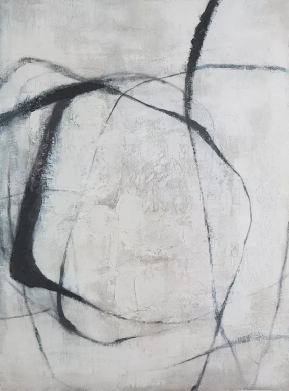 Abstrakcyjny obraz ręcznie malowany na płótnie