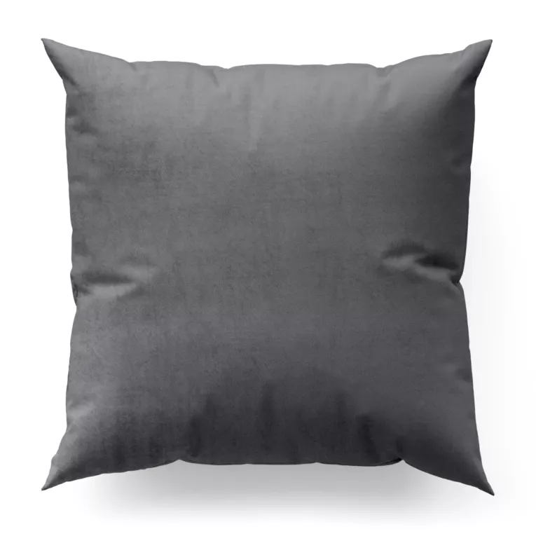 Poszewka na wymiar popielata z tkaniny welwetowej zaciemniającej w 100%