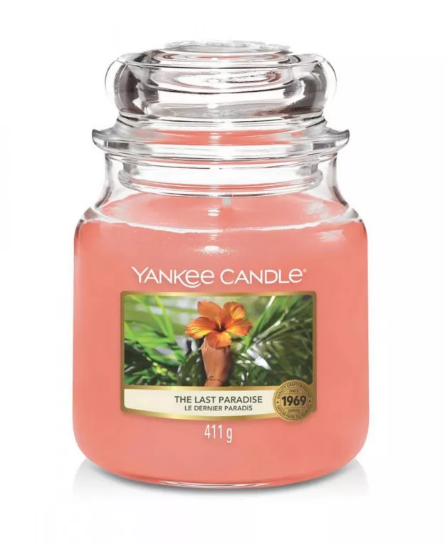 YANKEE CANDLE - Średnia świeca zapachowa w słoiku - The Last Paradise