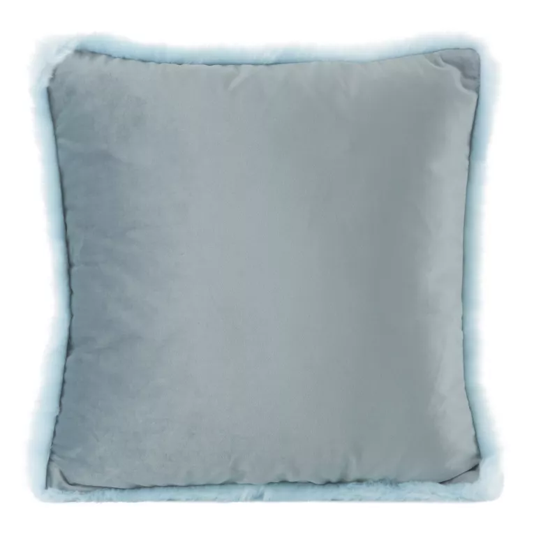 Poszewka welwetowa obszyta futerkiem