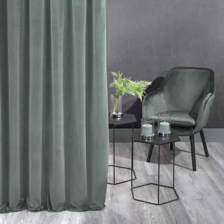 DIVA LINE Zasłona ADELLE z grubego, miękkiego welwetu o aksamitnej strukturze, gramatura 330 g/m2