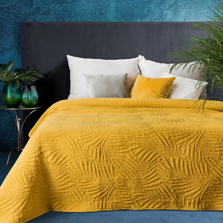 EUROFIRANY PREMIUM Narzuta STONE z tkaniny stonewashed pikowana metodą hot press