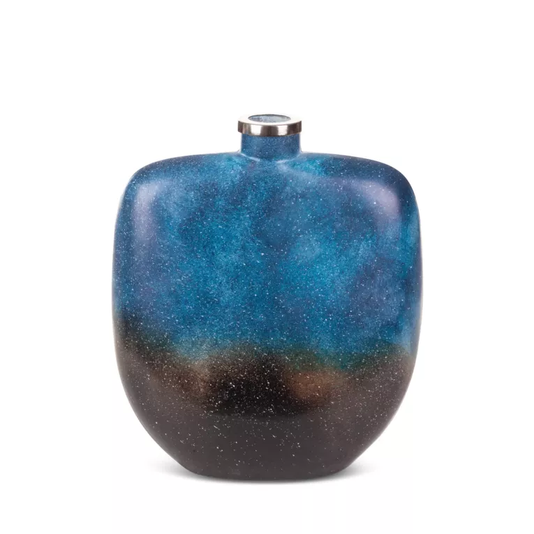 Wazon CAREN ze szkła artystycznego ręcznie malowany