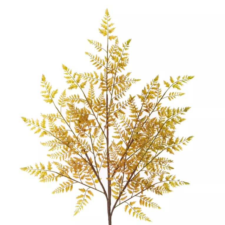 GAŁĄZKA OZDOBNA  jesienne liście paproci, kwiat sztuczny dekoracyjny