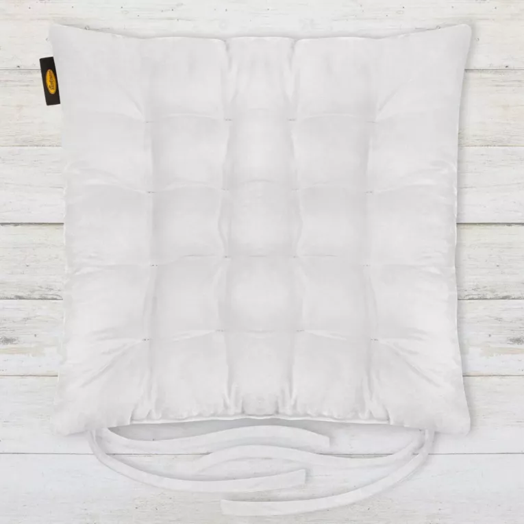 ADORE dwustronna welurowa poduszka siedziskowa na krzesło z szesnastoma pikowaniami