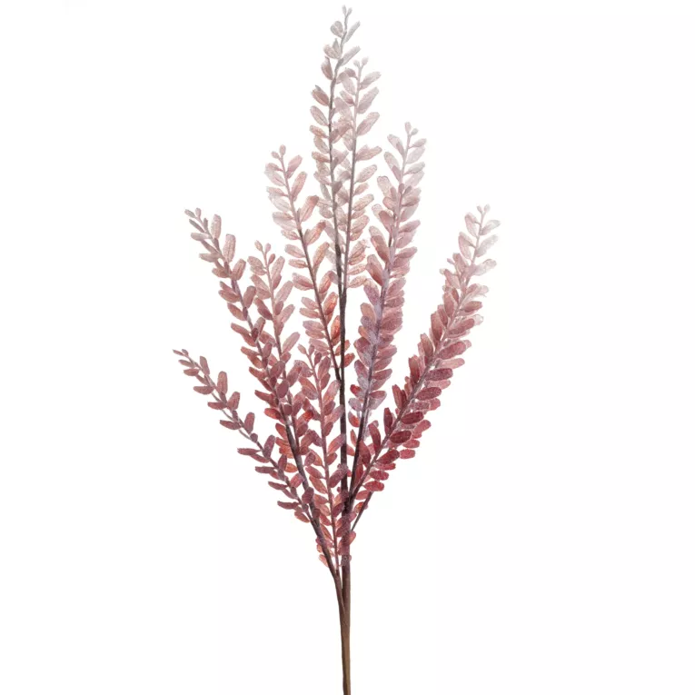 Zimowa gałązka z mrożonymi listeczkami