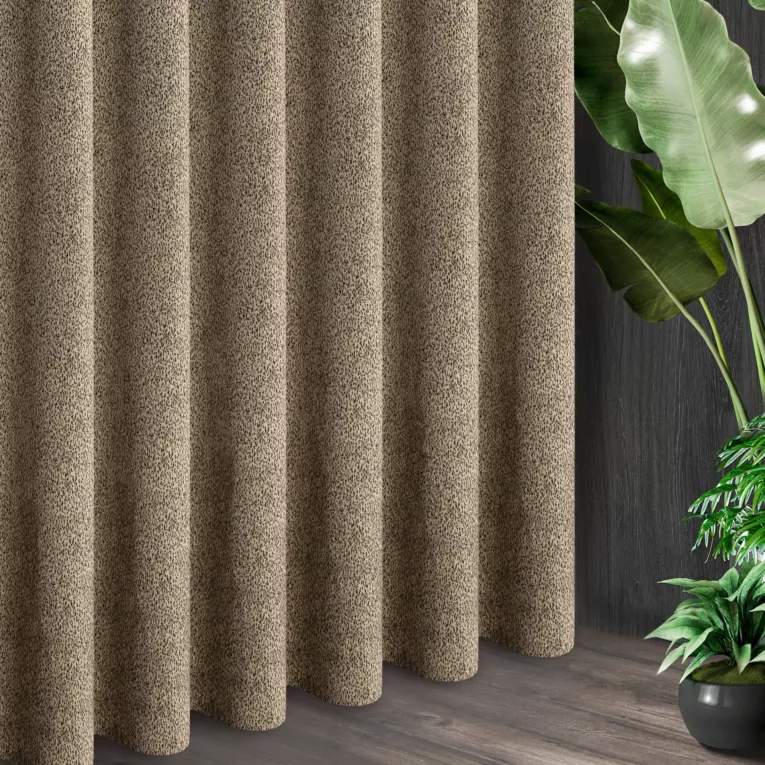 Tkanina zasłonowa gruby, miękki welwet, z drobnym nieregularnym wzorkiem, obiciowa z kolekcji Eva Minge