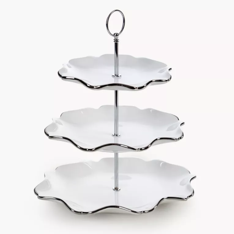 Trzypiętrowa patera dekoracyjna AUREN