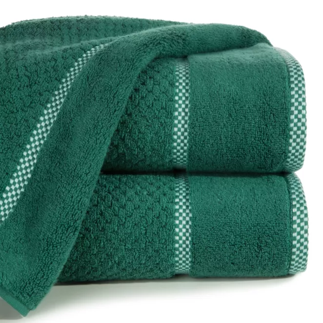 Ręcznik kąpielowy 70x140 cm bawełniany kolor ciemnozielony 540 g/m2 CALEB