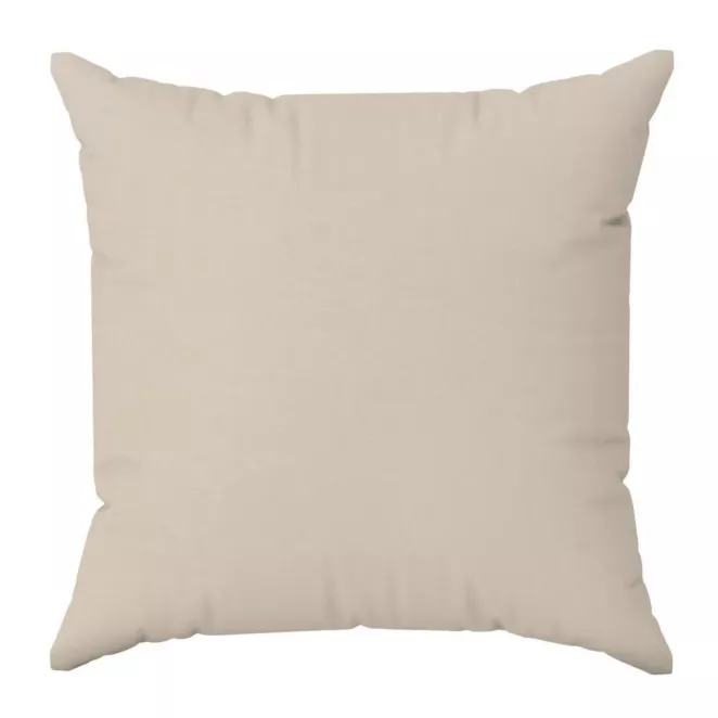 Poszewka szyta ENYA ciemnokremowa z miękkiej półmatowej tkaniny welwetowej