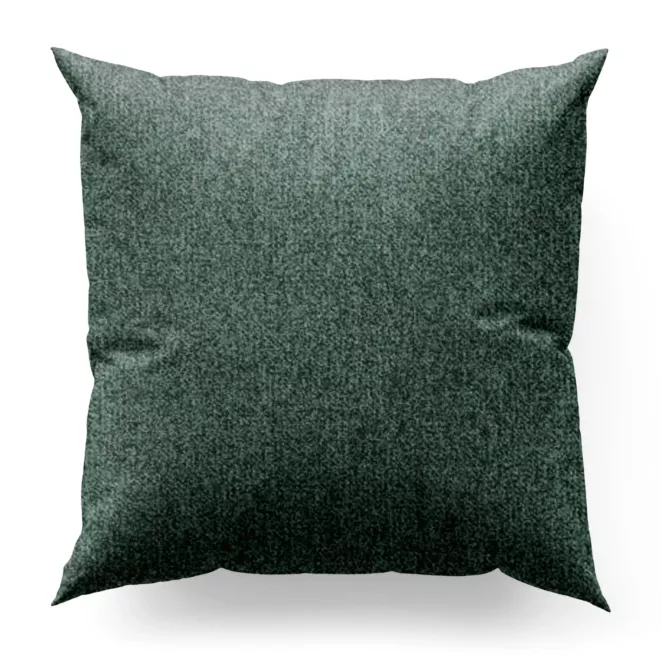 Poszewka szyta miętowa z tkaniny bukla z efektem melanżu