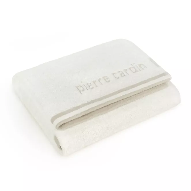 Ręcznik kąpielowy 70x140 cm bawełniany kolor kremowy z kolekcji Pierre Cardin