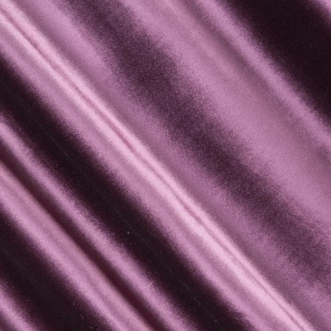 L88/4 Zasłona szyta na taśmie 5 cm ITALIA fioletowa z tkaniny welwetowej o delikatnym połysku