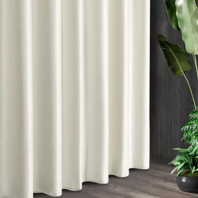 Tkanina zasłonowa SIBEL miękki i delikatny welwet z delikatnym połyskiem