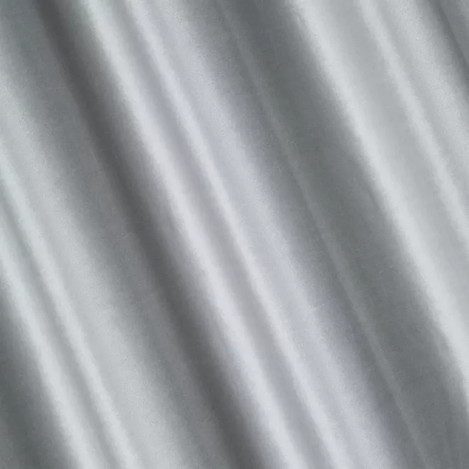 R153/2 Zasłona szyta na taśmie 5 cm ITALIA srebrna z tkaniny welwetowej o delikatnym połysku