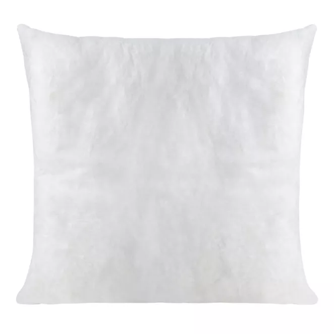 Wsad do poszewki dekoracyjnej pokryty flizeliną wypełniony włóknami z recyklingu