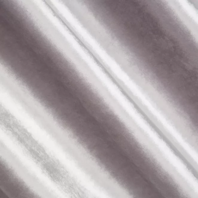 M147/44 Zasłona szyta na taśmie 5 cm ciemnobeżowa z miękkiej welwetowej tkaniny z połyskiem