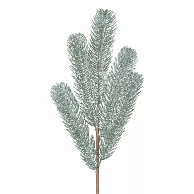 Świąteczna gałązka z efektem szronu