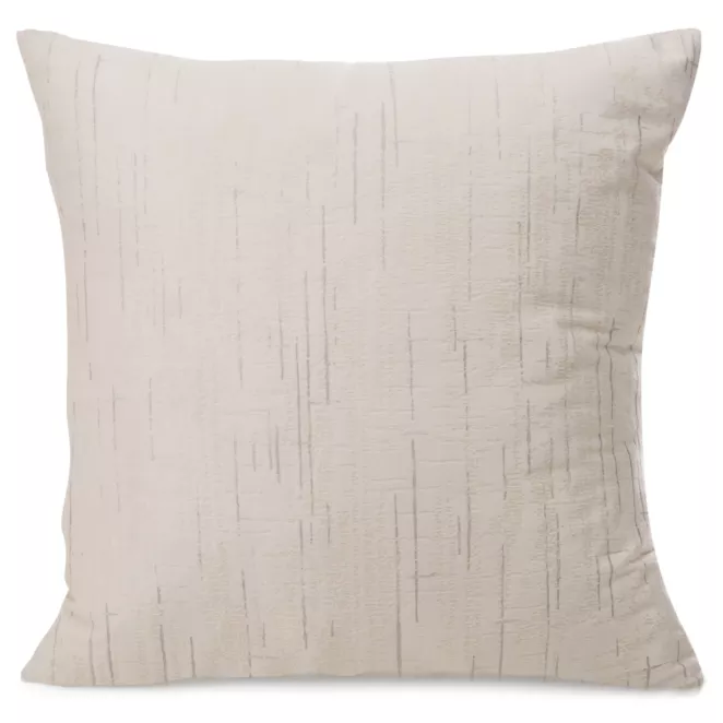 Poszewka na poduszkę 40x40 cm welwetowa kolor kremowy z efektem cieniowania MARSALA