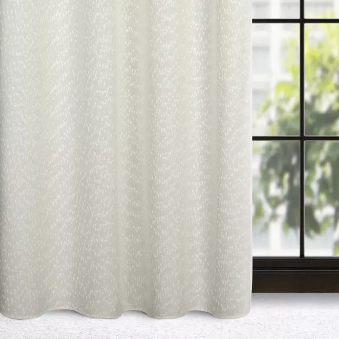 Zasłona kremowa w stylu eko 140x260 cm przelotka - SAND